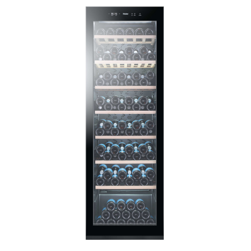 Haier Wine Bank 60 Serie 3 WS171GA Refroidisseur de vin compresseur Pose libre Noir 166 bouteille(s)