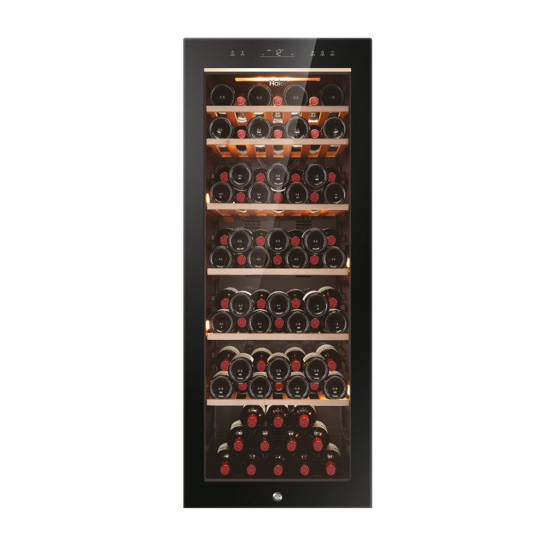 Haier Wine Bank 50 Serie 5 HWS84GA Refroidisseur de vin compresseur Pose libre Noir 84 bouteille(s)