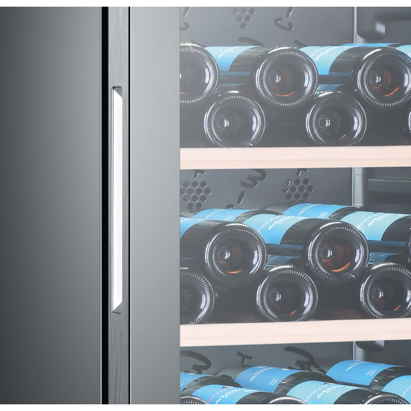 Haier Wine Bank 60 Serie 3 WS171GA Refroidisseur de vin compresseur Pose libre Noir 166 bouteille(s)