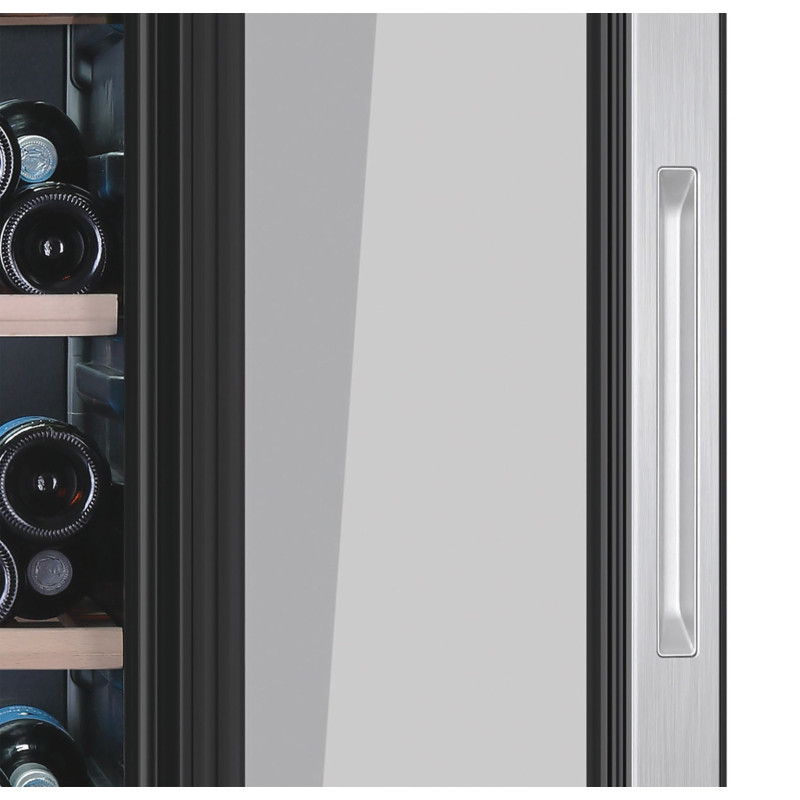 Haier Wine Bank 60 Serie 3 WS171GA Refroidisseur de vin compresseur Pose libre Noir 166 bouteille(s)