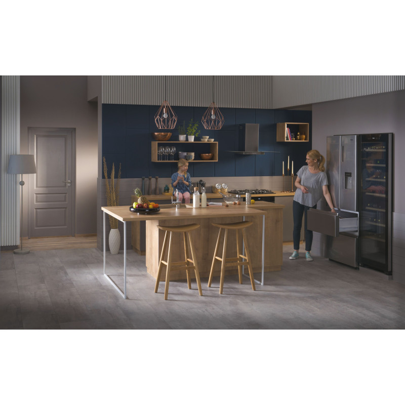 Haier Wine Bank 60 Serie 3 WS171GA Refroidisseur de vin compresseur Pose libre Noir 166 bouteille(s)