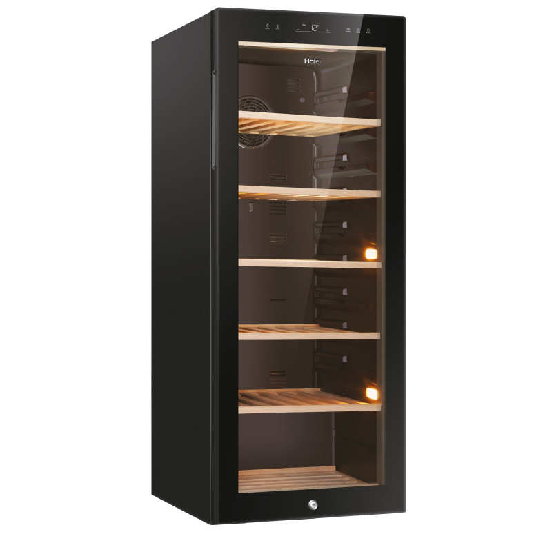 Haier Wine Bank 50 Serie 5 HWS84GA Refroidisseur de vin compresseur Pose libre Noir 84 bouteille(s)