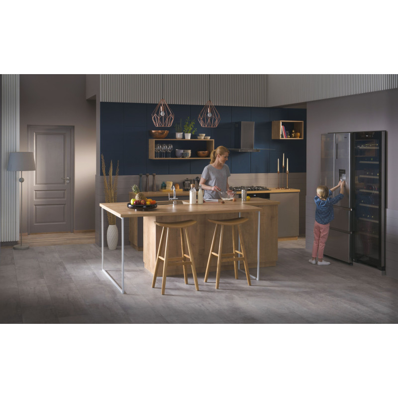 Haier Wine Bank 60 Serie 3 WS171GA Refroidisseur de vin compresseur Pose libre Noir 166 bouteille(s)
