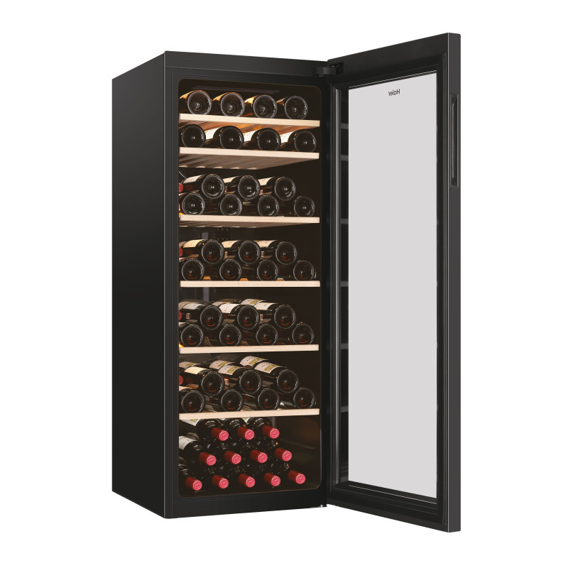 Haier Wine Bank 50 Serie 5 HWS84GA Refroidisseur de vin compresseur Pose libre Noir 84 bouteille(s)