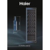 Haier Wine Bank 60 Serie 3 WS171GA Refroidisseur de vin compresseur Pose libre Noir 166 bouteille(s)