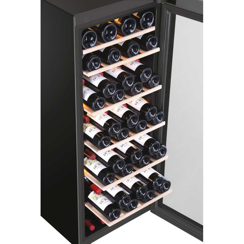 Haier Wine Bank 50 Serie 5 HWS84GA Refroidisseur de vin compresseur Pose libre Noir 84 bouteille(s)