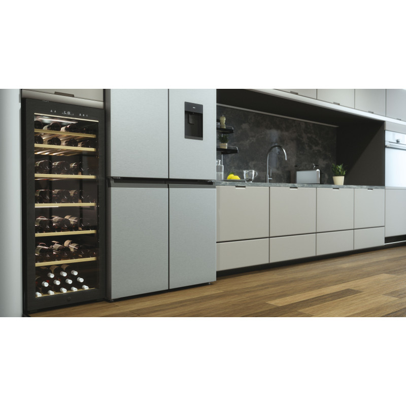 Haier Wine Bank 50 Serie 5 HWS84GA Refroidisseur de vin compresseur Pose libre Noir 84 bouteille(s)