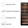 Haier Wine Bank 50 Serie 5 HWS84GA Refroidisseur de vin compresseur Pose libre Noir 84 bouteille(s)