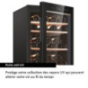 Haier Wine Bank 50 Serie 5 HWS84GA Refroidisseur de vin compresseur Pose libre Noir 84 bouteille(s)