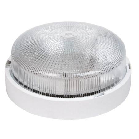 Hublot E27 sans ampoule rond, 15 W blanc