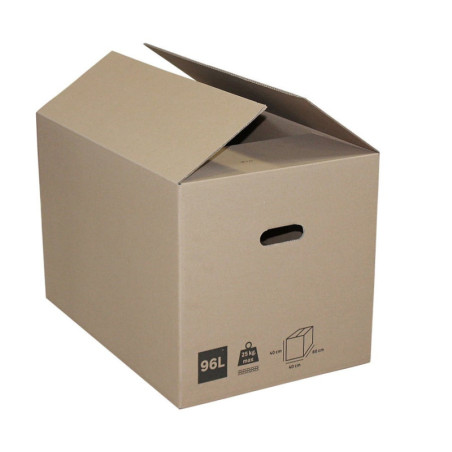 Carton 96 L, L.60 Cm X H.40 Cm X P.40 Cm