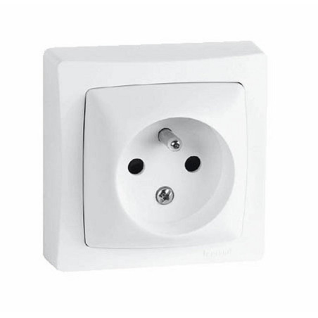 Prise avec terre saillie ASL, LEGRAND, blanc