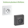 Prise avec terre saillie ASL, LEGRAND, blanc