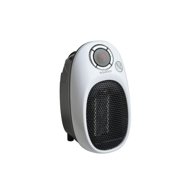 Soufflant ceramique mobile electrique Pluggy. EQUATION. 500 W