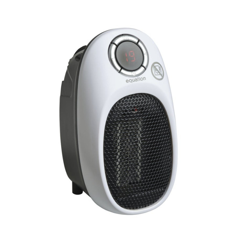 Soufflant ceramique mobile electrique Pluggy. EQUATION. 500 W