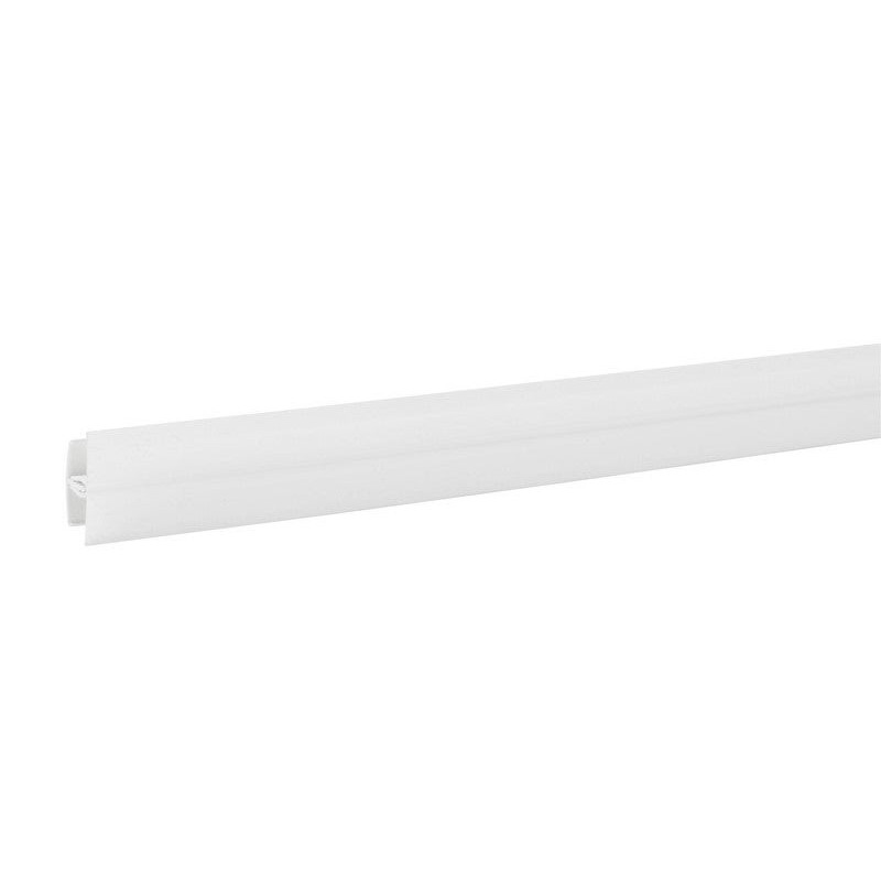 Profil De Raccord Pvc Blanc, 2 Cm X 1.1 Cm, L. 2.6 M