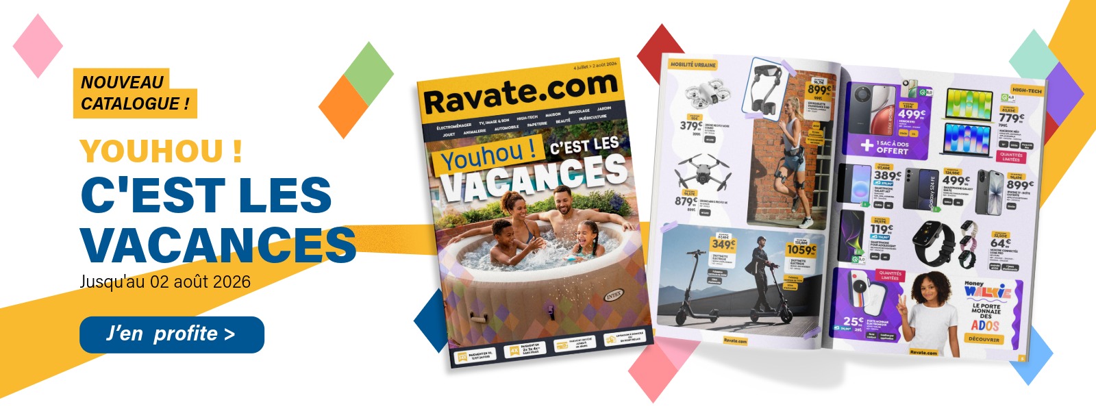 Image : Catalogue : Youhou ! C'est les vacances | Ravate.com