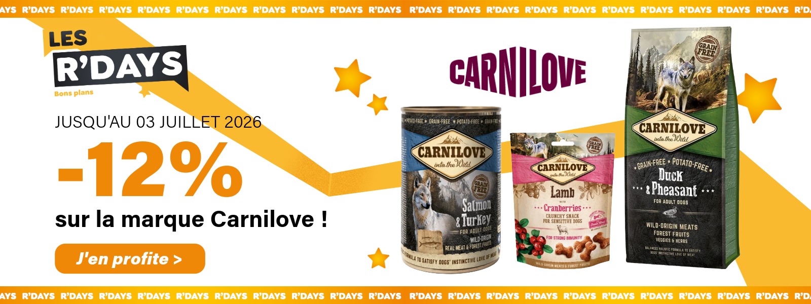 Image : Carnilove : -12% sur la marque | Ravate.com