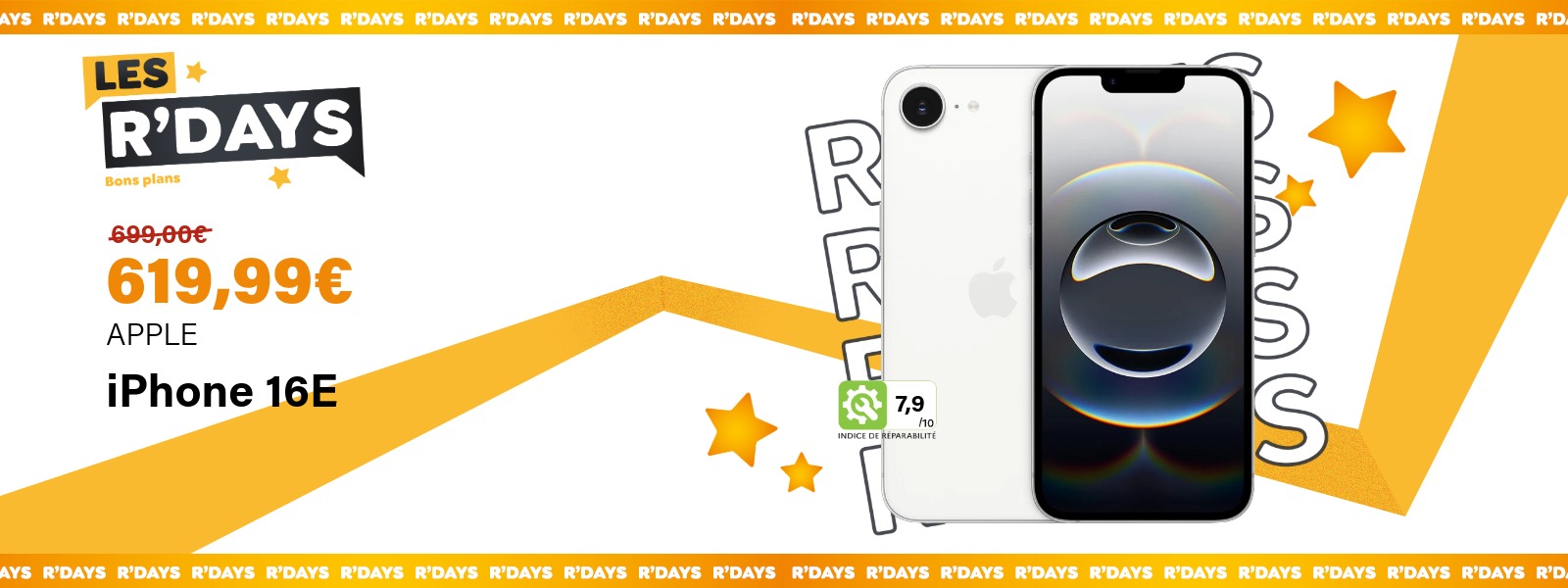 iPhone 16e 128Go Blanc - APPLE | Ravate.com Image : iPhone 16e 128Go Blanc - APPLE | Ravate.com