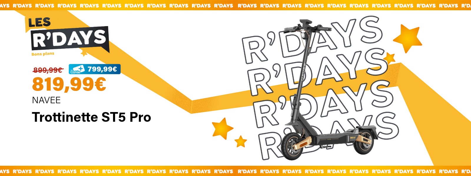 Image : Trottinette ST5 Pro - Navee | Ravate.com