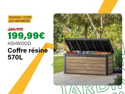 Image : Coffre résine 570L | Ravate.com