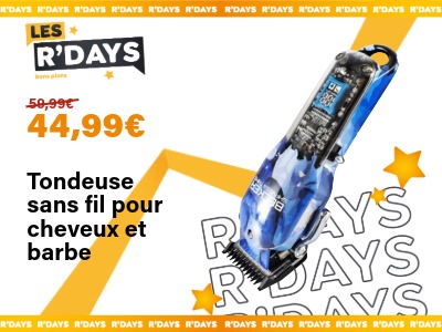 Image : Tondeuse sans fil pour cheveux et barbe | Ravate.com