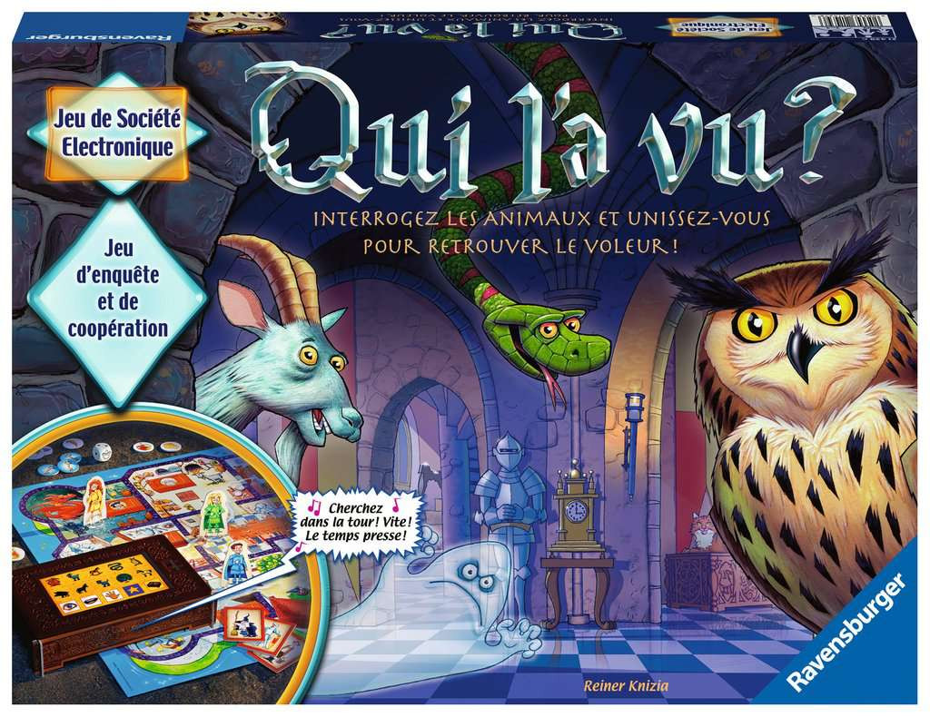 Ravensburger - Qui l'a vu ? - Jeu de société avec électronique - Jeu d