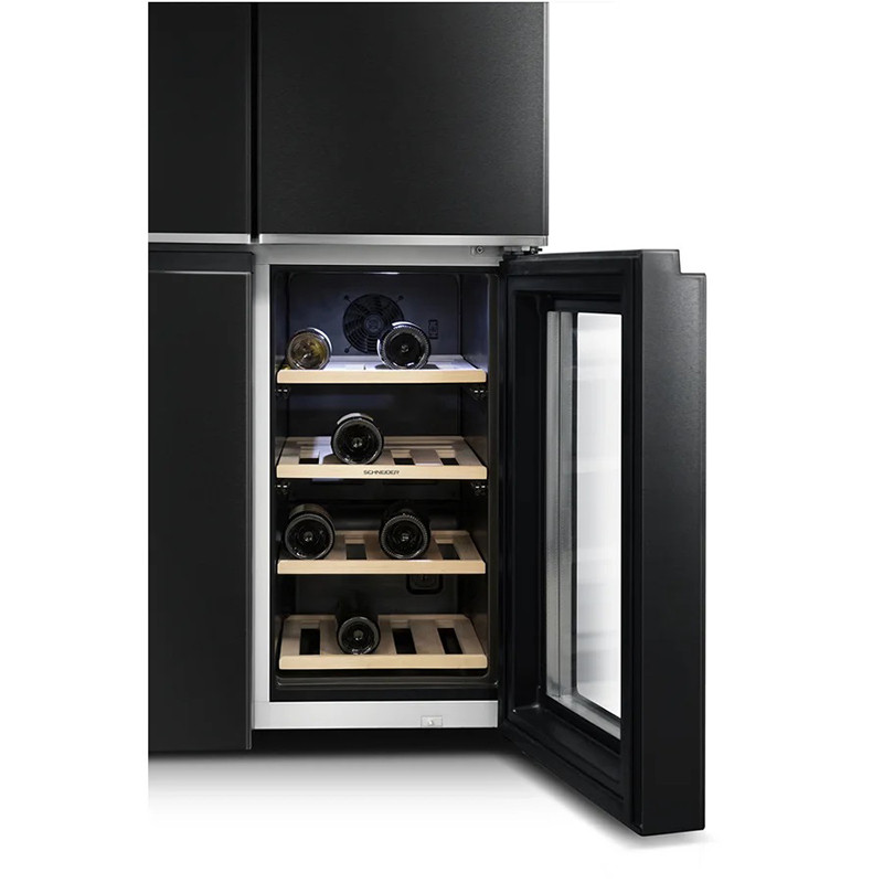 Réfrigérateur multiportes + cave à vin intégrée 606L SCHNEIDER — free download
