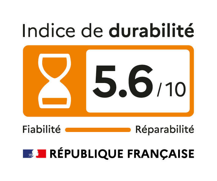 Indice de durabilité 5,6/10