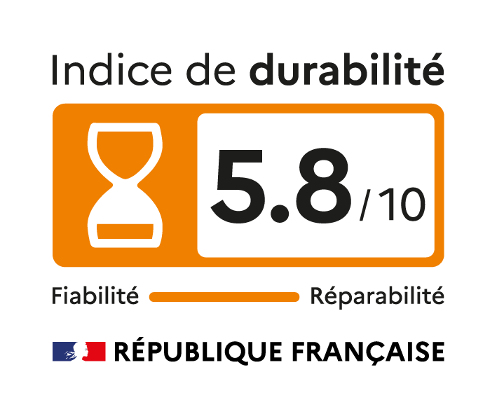 Indice de durabilité 5,8/10