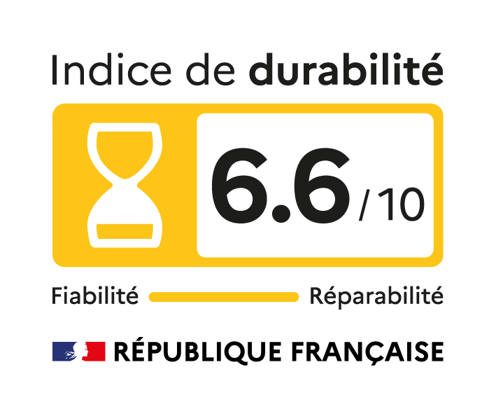 Indice de durabilité 6,6/10