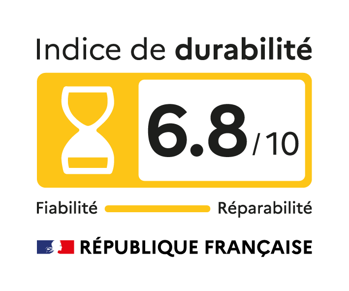 Indice de durabilité 6,8/10