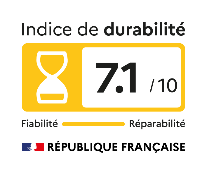 Indice de durabilité 7,1/10