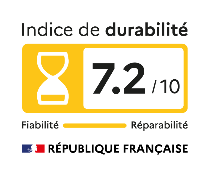 Indice de durabilité 7,2/10