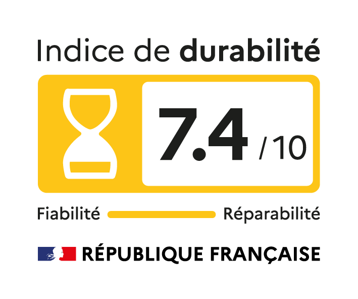 Indice de durabilité 7,4/10