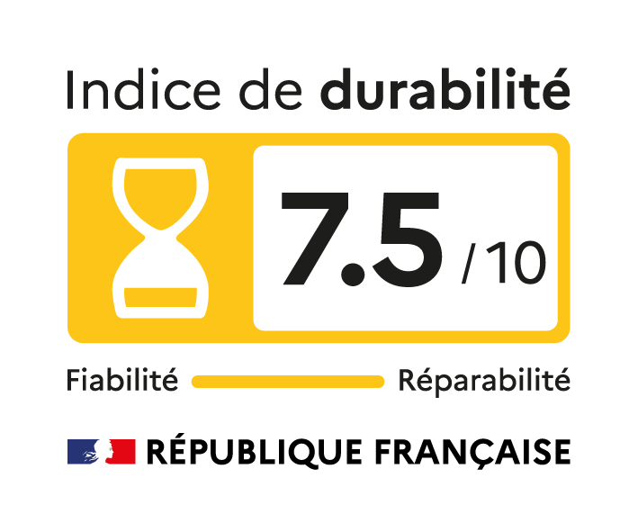 Indice de durabilité 7,5/10