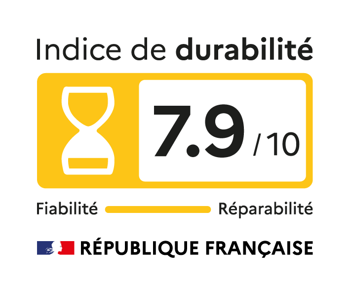 Indice de durabilité 7,9/10