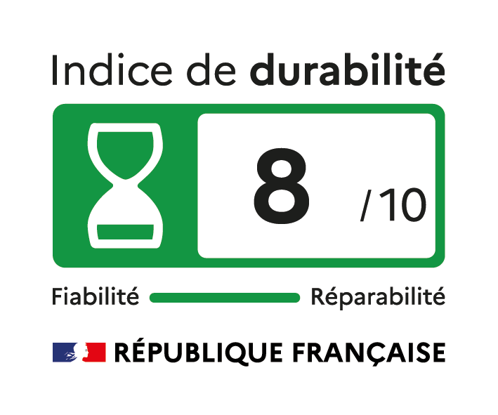 Indice de durabilité 8/10