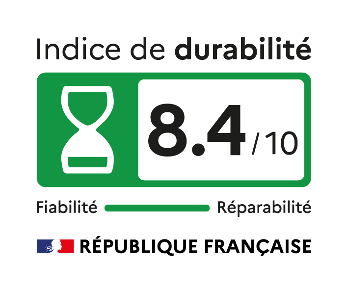 Indice de durabilité 8,4/10