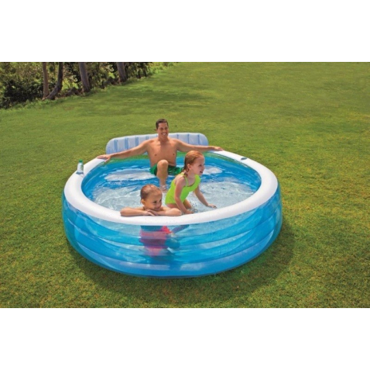 Intex piscinette aqua banc 